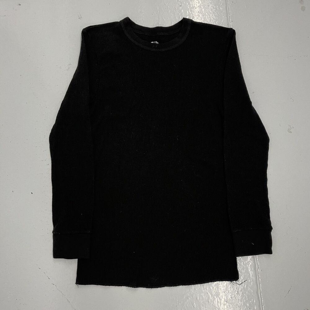 Vintage Y2k Fruit of the Look Black Long Sleeve Thermal